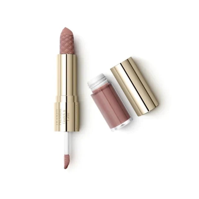Holiday Première Lipstick & Gloss - Batom & Gloss 2 em 1 - Cor 02 - Unique Brown - 3g e 2,5ml - Imagem 3