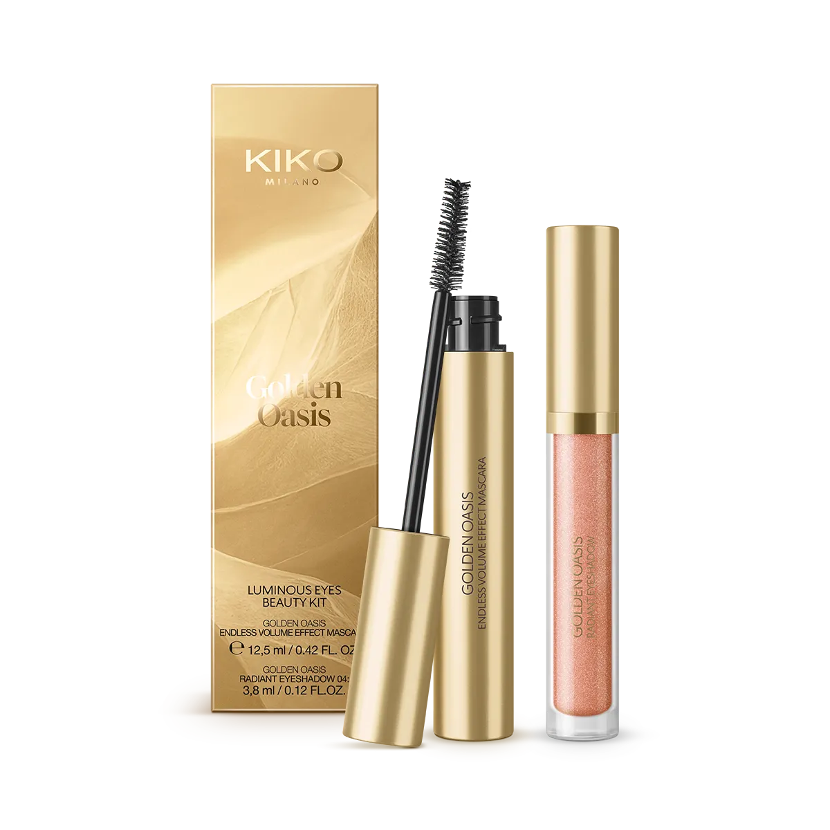 kit de beleza olhos luminosos golden oasis
